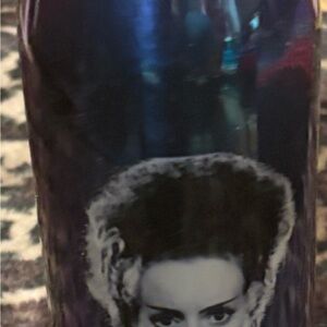 Blue and Black Graphic Bottle